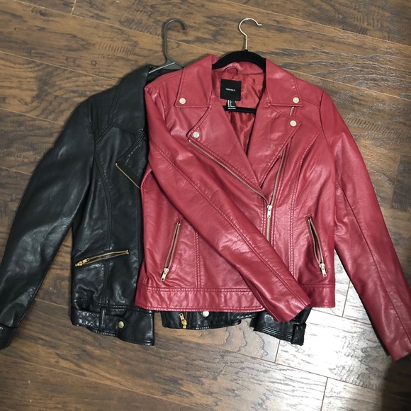 Target Jackets & Coats 2 Faux Leather Jackets Poshmark